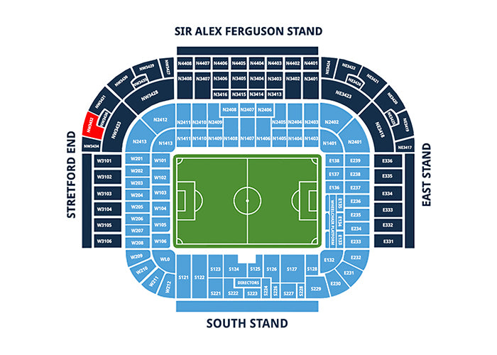 01/02/2026 Manchester United vs Fulham - Premium Ticket Plus